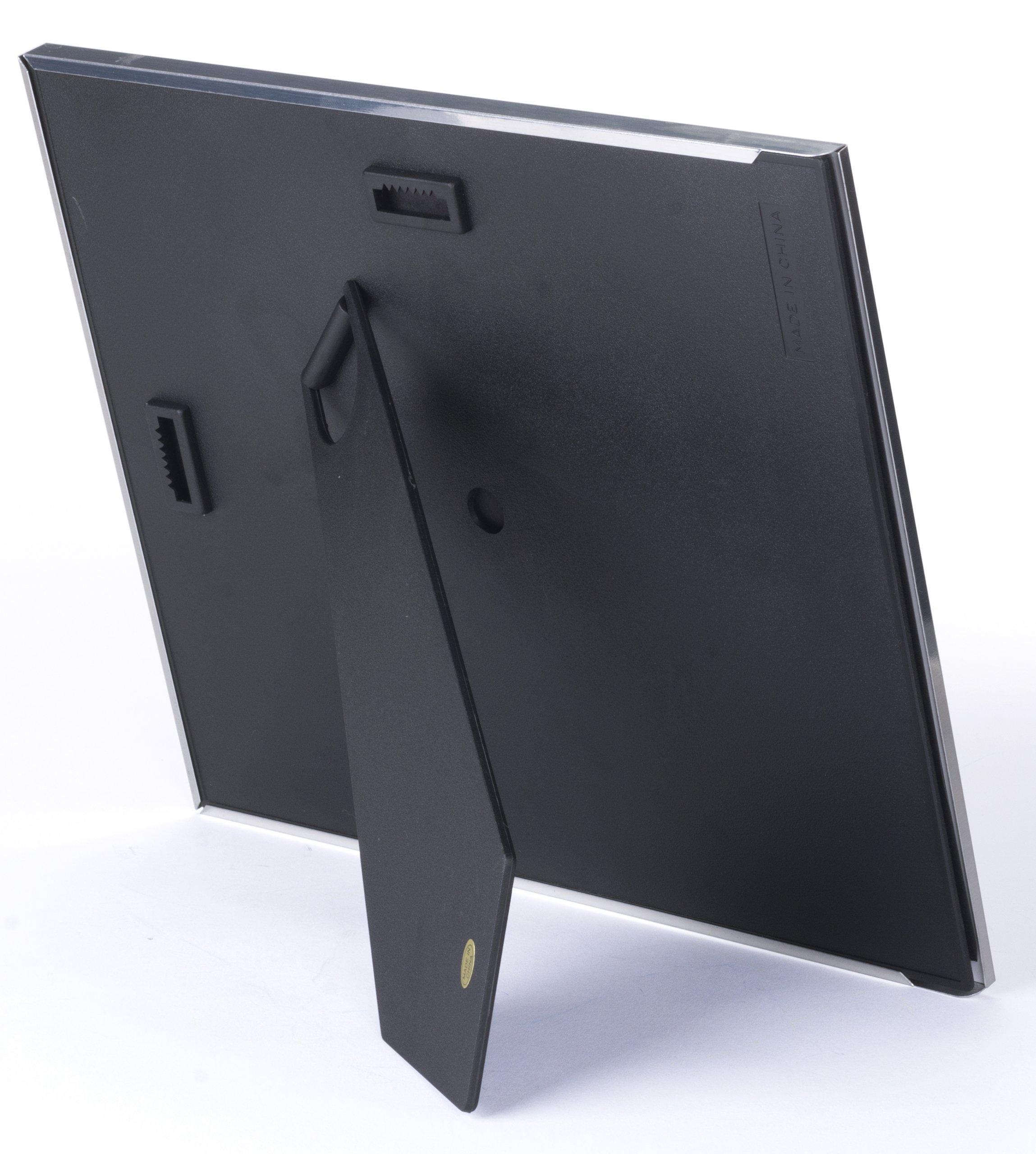 Displays2go Displays2go Leopard Print Photo Frame, 8 by 10-Inch, Black/Silver, Set of 6