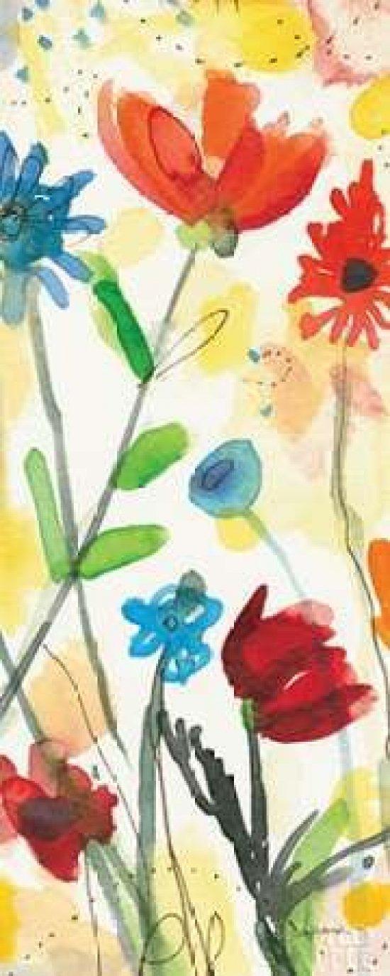 Posterazzi Posterazzi Sarahs Garden Panel I Poster Print by Cheryl Warrick, (24 x 48)