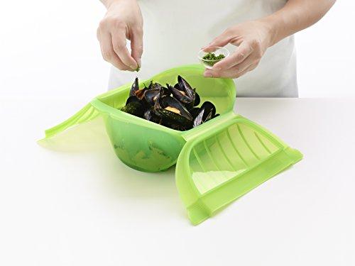 Lekue Lekue 3407600V09U004 Ogya Microwavable Pot, X-Large, Green