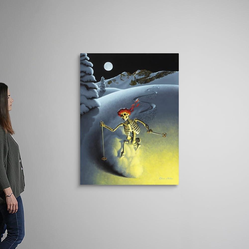 CANVAS ON DEMAND CANVAS ON DEMAND After Hours Canvas Wall Art Print by Chris Miles, Home Decor, Fantasy, Haunt Artwork, 36\"x48\"