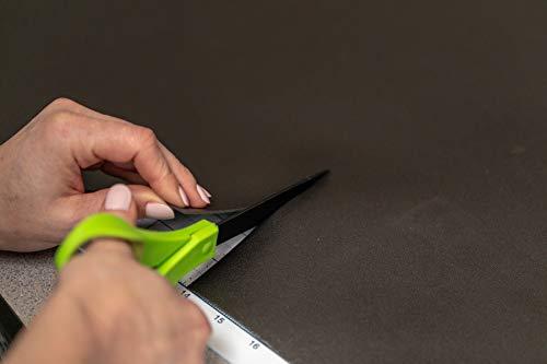 Duck Brand Duck Non-Adhesive Shelf Liner Solid Grip EasyLiner, 20-inch x 4 Feet, Black