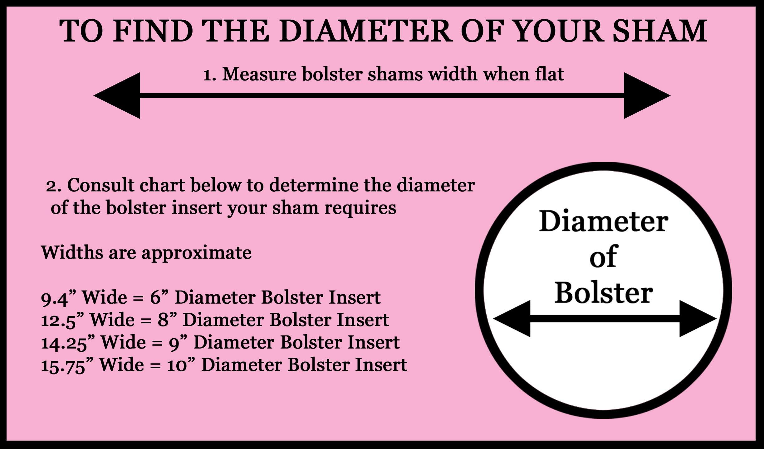 Pillowflex Pillowflex Bolster Pillow (9\"x44\") - Round Roll Pillow Bolster Insert, Plush Polyester-Filled Insert for Decorative Shams, Odorless, Lint and Dust-Free Polyester Filling, No Lumps - (White)