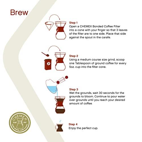 Chemex CHEMEX Hand Blown Glass Water Kettle, 2 Quart