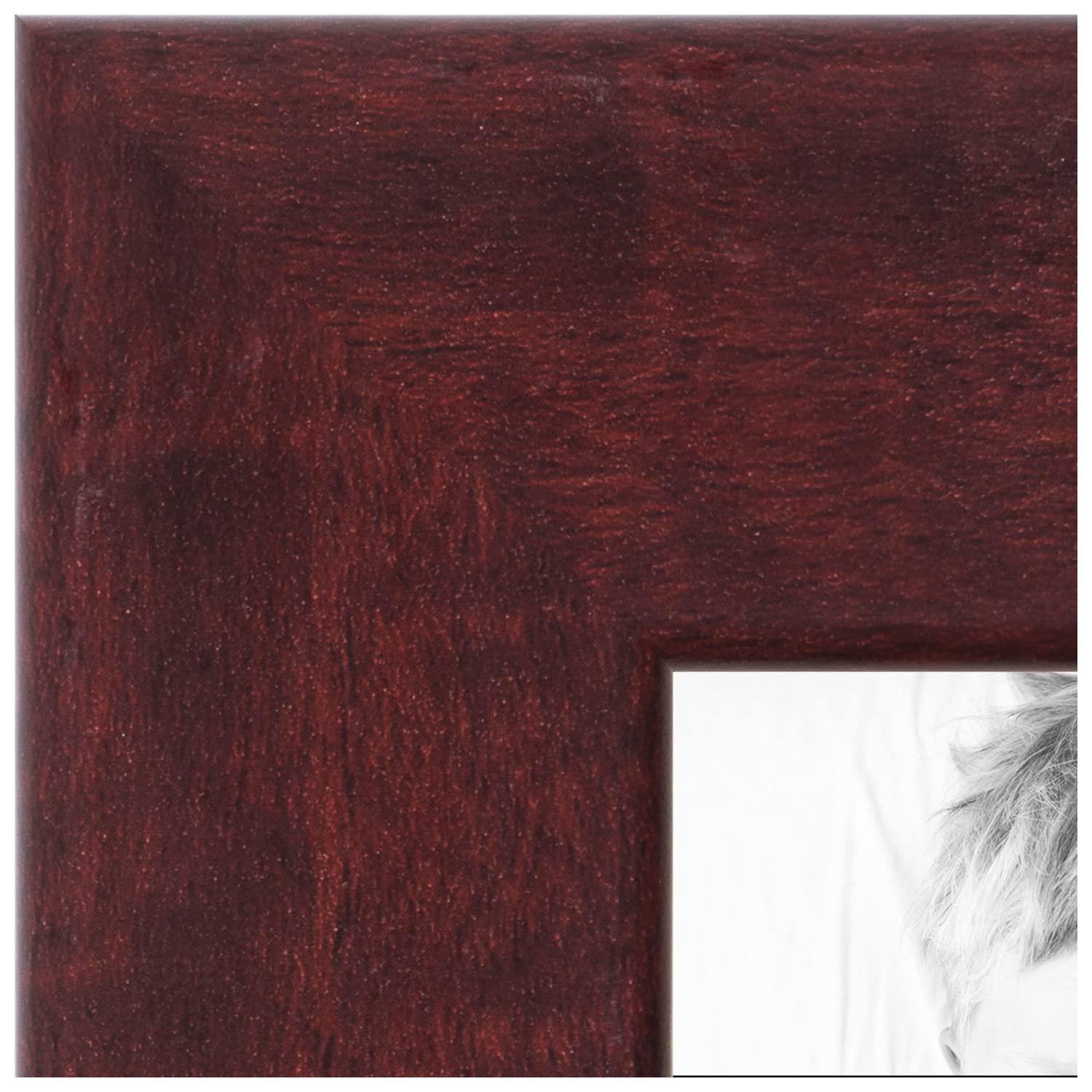 ArtToFrames ArtToFrames 20x28 Inch Red Picture Frame, 5 - Pack, This 1.25 inch Custom MDF Poster Frame is Cherry, Comes with Economy Acrylic (Frame_Pack_5_BW26-039-20x28)