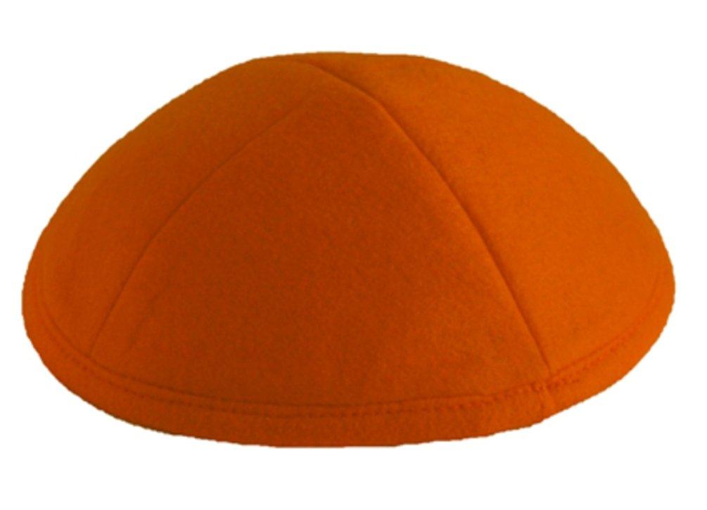 A1 Skullcap A1 Skullcap Linen Fabric Kippot Single or Bulk Kippah Optional Custom Imprinting Inside for Your Speacial Event Orange