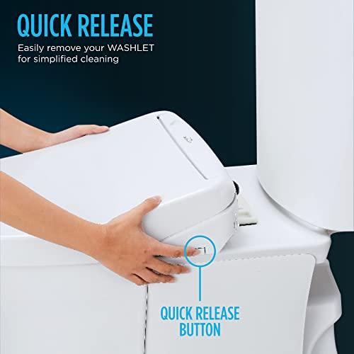 TOTO TOTO SW2014#01 A100 Electronic Bidet Toilet Cleansing Warm Water and Heated Seat, Elongated, Cotton White