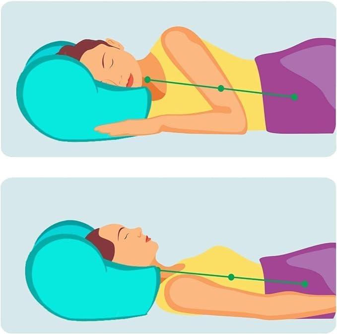 The Buttress Buttress Pillow - Natural, Soft, Supportive, Ergonomic Butt-Shaped Pillow for All Sleepers with Yoga Pant Cover - Relieves Stress and Anxiety