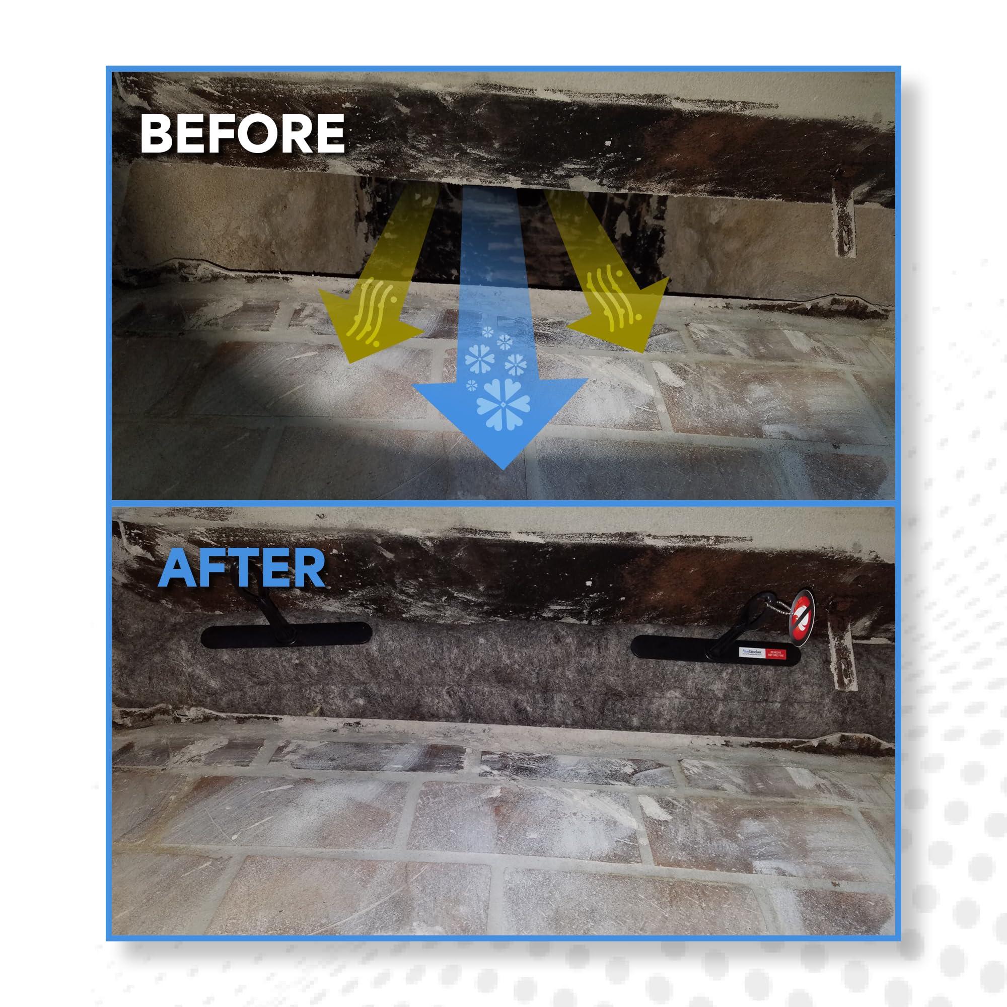 Flueblocker Flueblocker for 7"X19" Chimney Flue Chimney Sheep Fireplace Draft Stopper Plug Replacement Damper Fireplace Tool Better Than Inflatable Pillow or BalloonSave Energy Block Odor & Debris