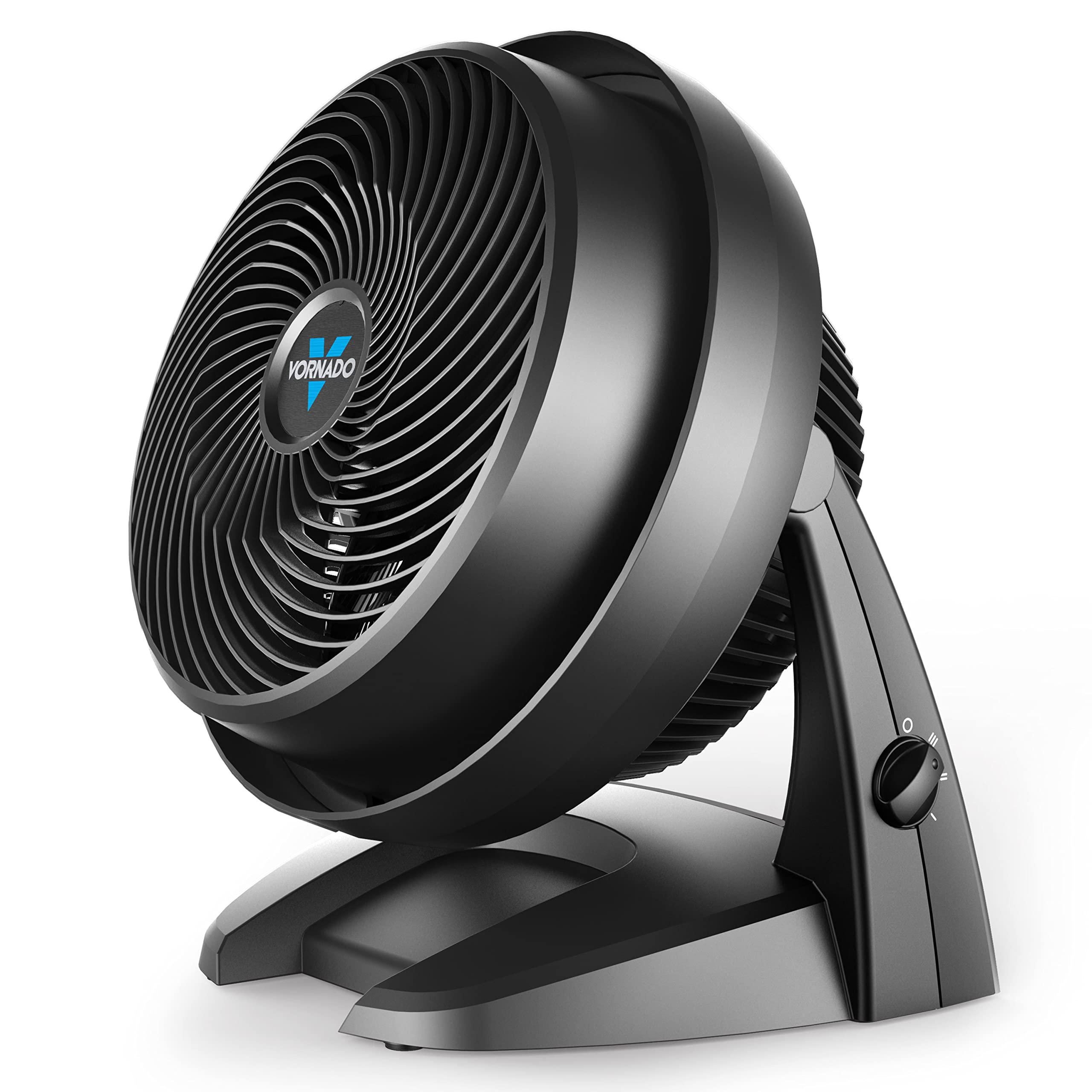 Vornado Vornado 630 Mid-Size Whole Room Air Circulator Fan & CR1-0253-43 460 Small Whole Room Air Circulator Fan, White/Black