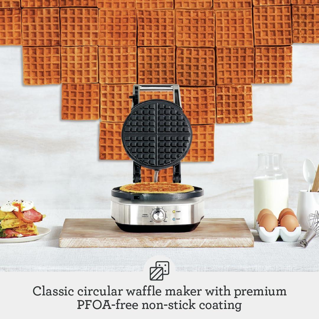 Breville Breville BWM520XL Waffle Iron, 2.3, Silver