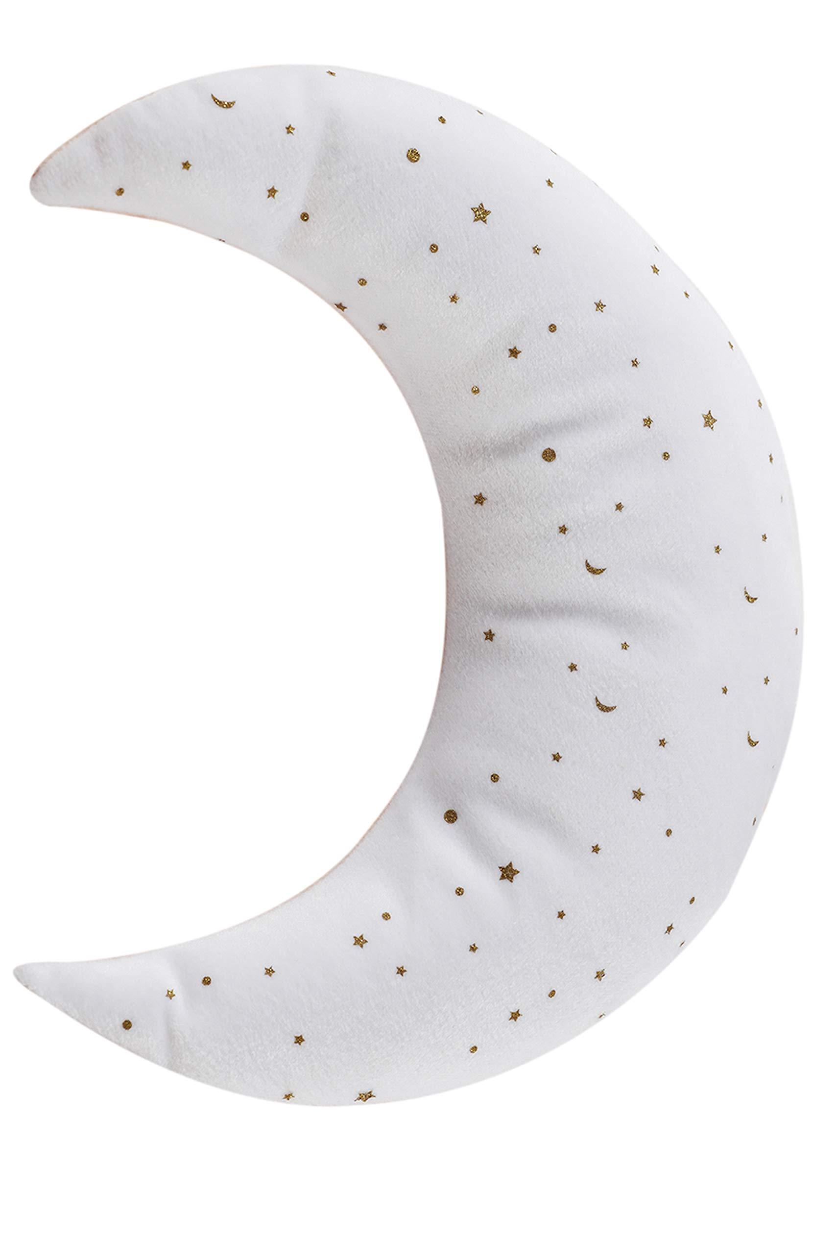 Madison Parker Mytex Celestial Princess Pretty 5-Piece Comforter set with gold metallic foil, Smocked texture, Girls, Teen bedding, Stars and Moons, Two Twinkling Decorative Pillows, Shabby Chic, Blush Pink, Full