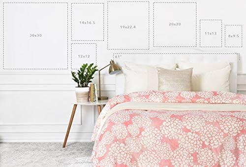 Deny Designs Deny Designs Chelsea Victoria Black Framed Wall Art, 20" x 20", My Desert Blue