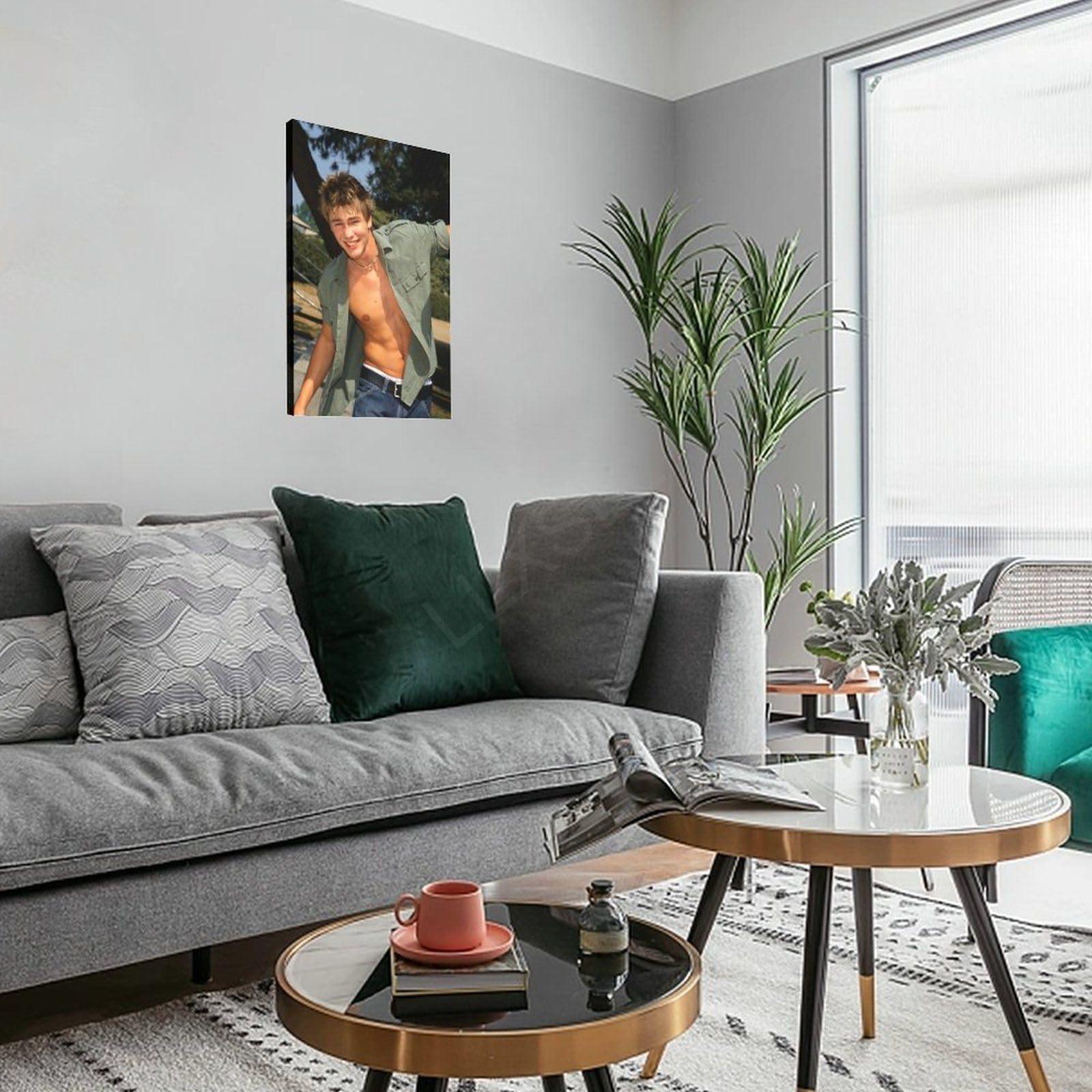 TOYOCC TOYOCC Chad Michael Murray Actor Handsome Portrait Aesthetic Poster (4) Canvas Poster Bedroom Decor Office Room Decor Gift Frame-style 16x24inch(40x60cm)