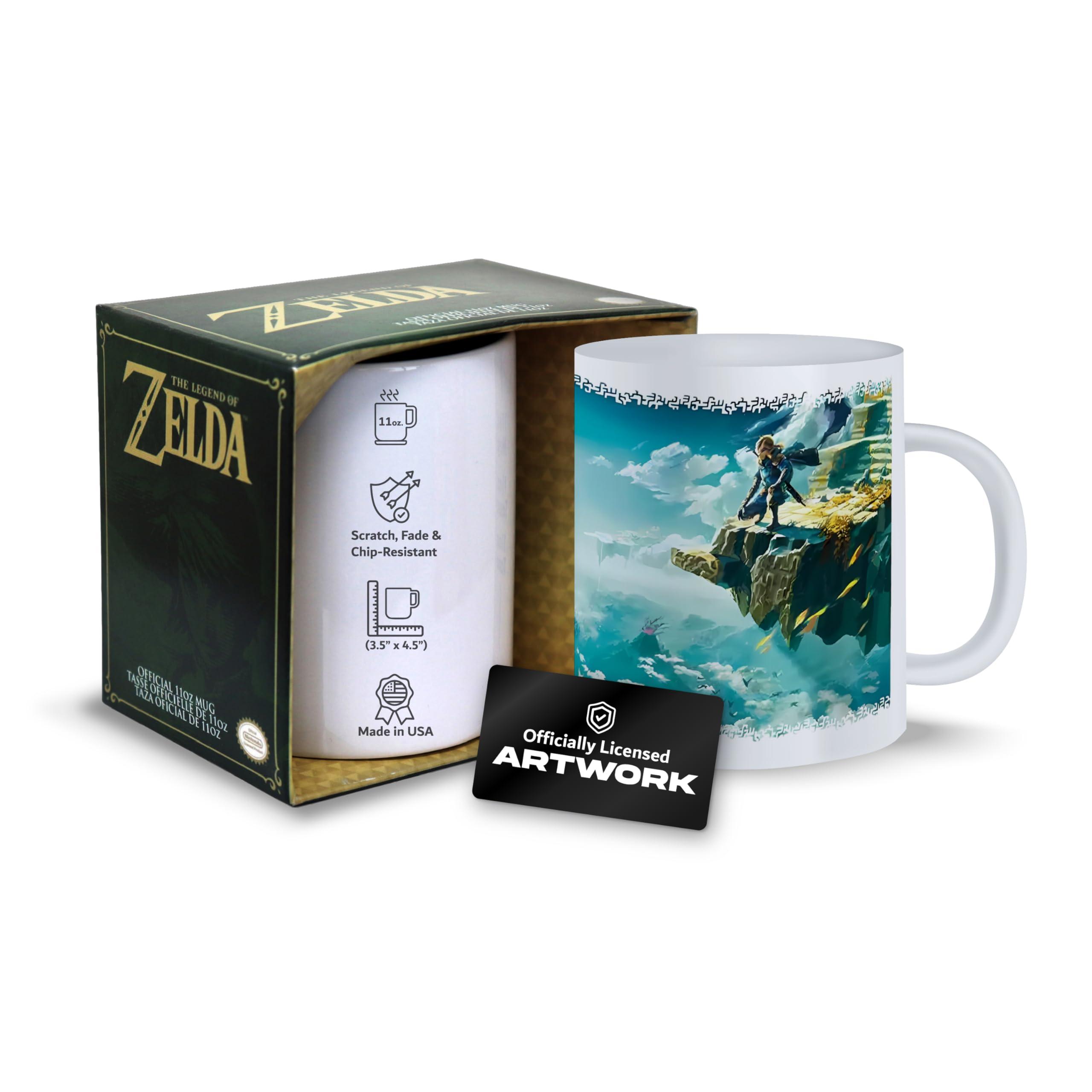 Pyramid America Pyramid America - Zelda Mug - The Legend of Zelda Tears of the Kingdom - 11 oz. Ceramic Mug for Coffee, & Milk Tea - Perfect Addition to Your Kitchen, Home Essentials or Gaming Desk