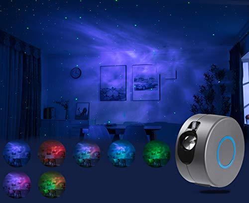 Silvotek Star Projector Night Light - Ocean Wave Projector Remote Control Star Lamp Projector, Kid Night Light Projector Home Planetarium Projector Best Gifts for Kids Party Birthday and Adults Bedroom Dec