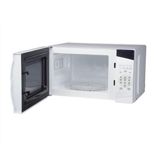 Magic Chef Magic Chef MCM770W Countertop Microwave Oven, Small Microwave for Compact Spaces, 700 Watts, 0.7 Cubic Feet, White