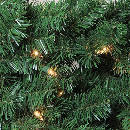Northlight Northlight Pre-Lit Deluxe Windsor Pine Artificial Christmas Wreath - 60\" - Clear Lights