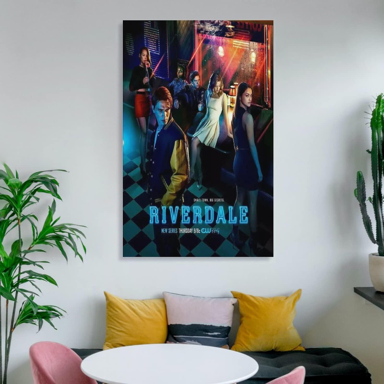 BEBUSH Riverdale Season 1 Smovie Posters (1)(1) Wall Art Paintings Canvas Wall Decor Home Decor Living Room Decor Aesthetic 20x30inch(50x75cm) Frame-Style