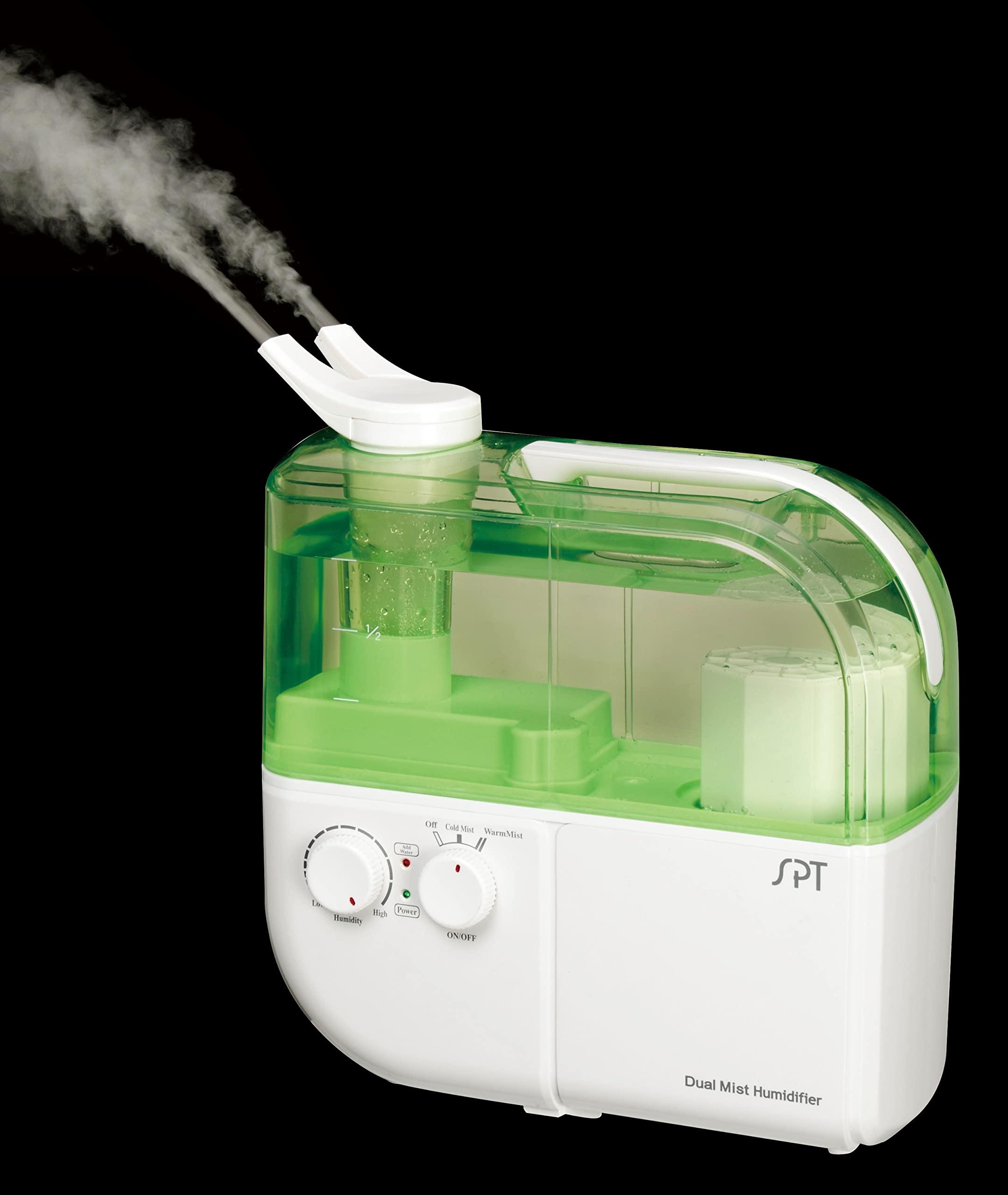 SPT SPT [Green Dual Mist Humidifier with ION Exchange Filter, (SU-4010GA)