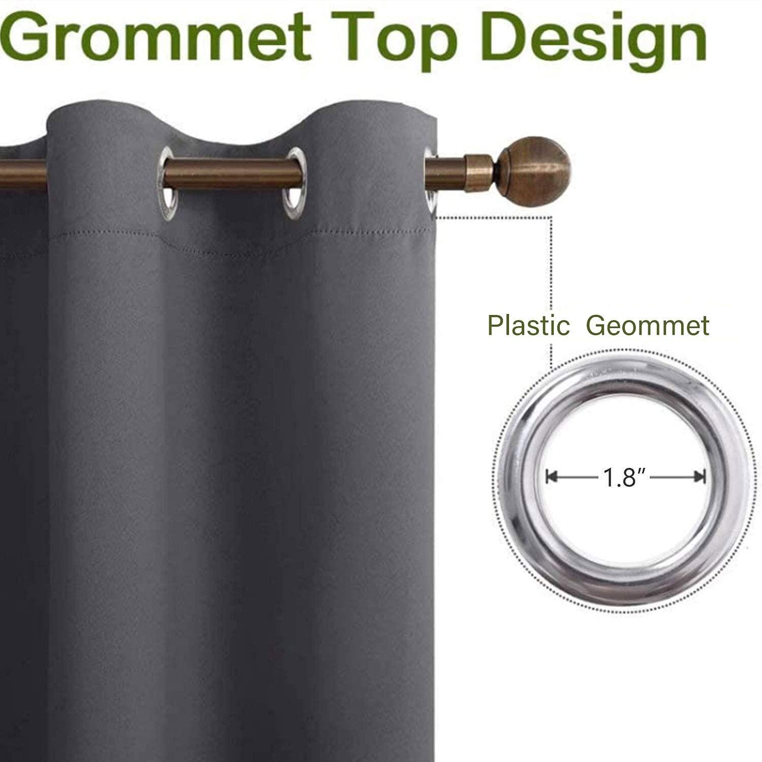 Homewish Baseball Window Curtains,Ball Sports Game Window Drapes for Kids Teens Adult,Grass Stripes Green Spring Summer Window Treatments Grommet Top 2 Panel Set Curtains, 42Wx84L inch