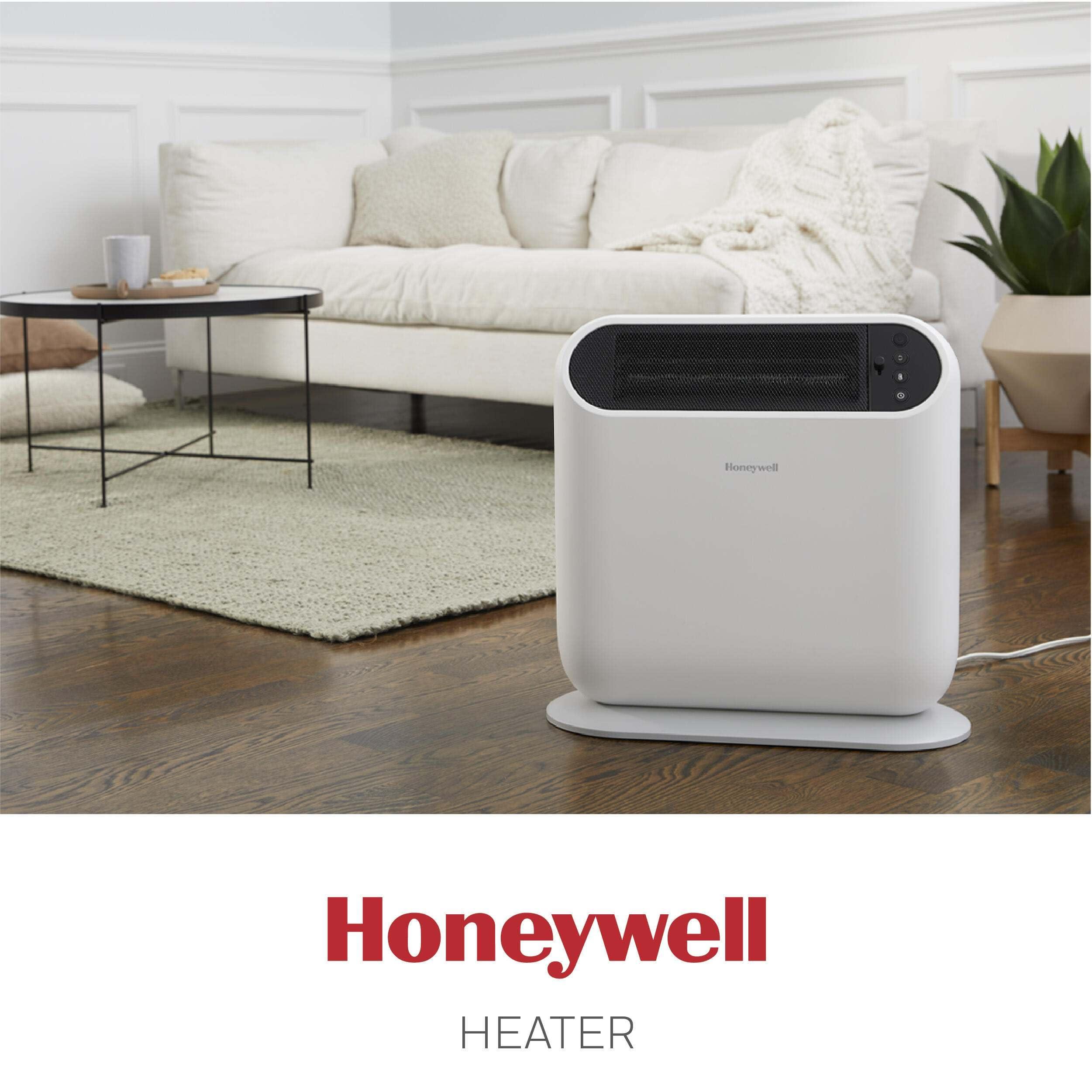Honeywell Honeywell ThermaWave 6 Ceramic Technology Space Heater, White Ceramic Heater with Programmable Thermostat