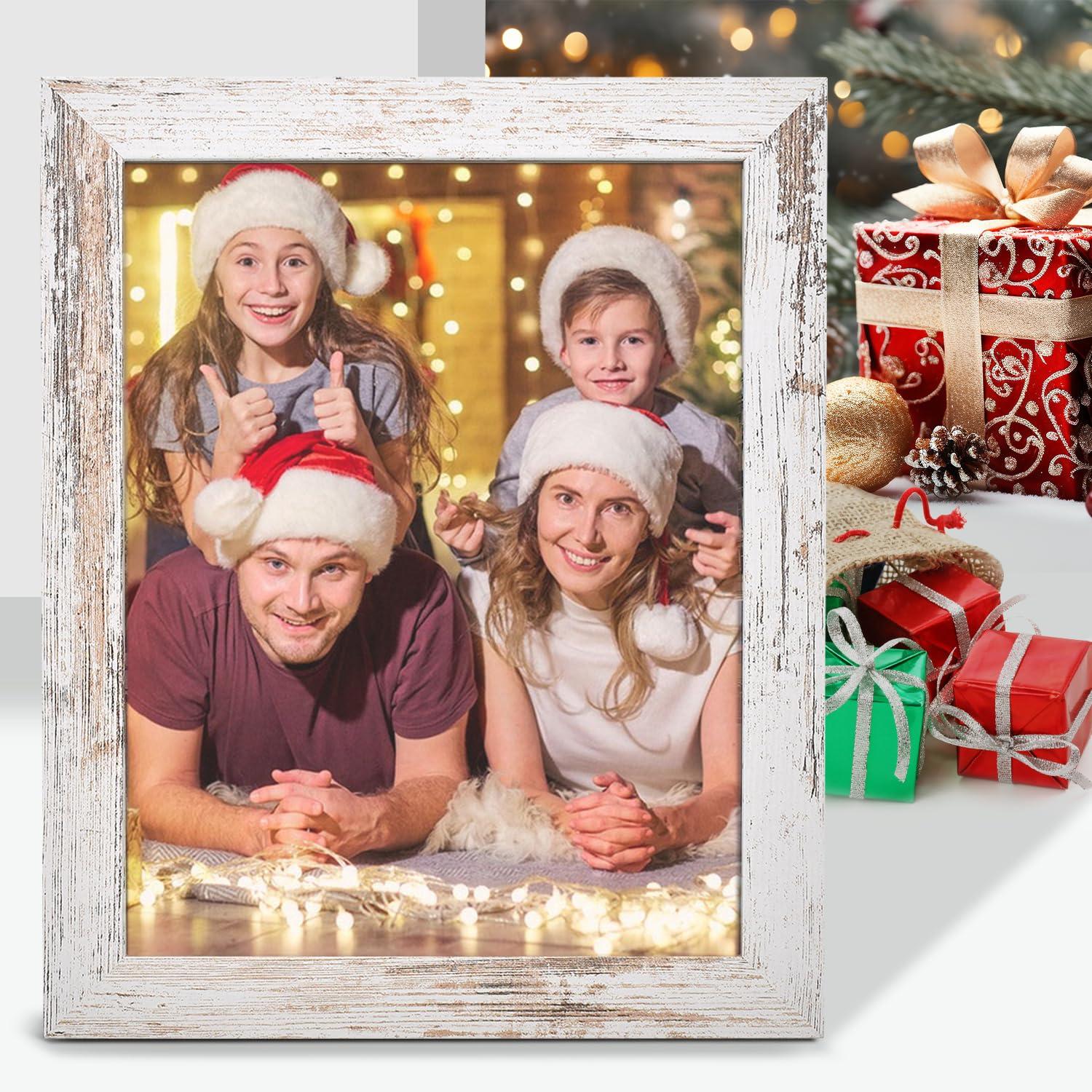 CountryArtHouse 10x15 Frame Gold Bamboo Picture Frame | 0.75 Inch Moulding Width | 0.625 Inches Rabbet Depth | Solid Wood Frame Complete with UV Acrylic Plexiglass, Foam Board Backing & Hanging Hardware