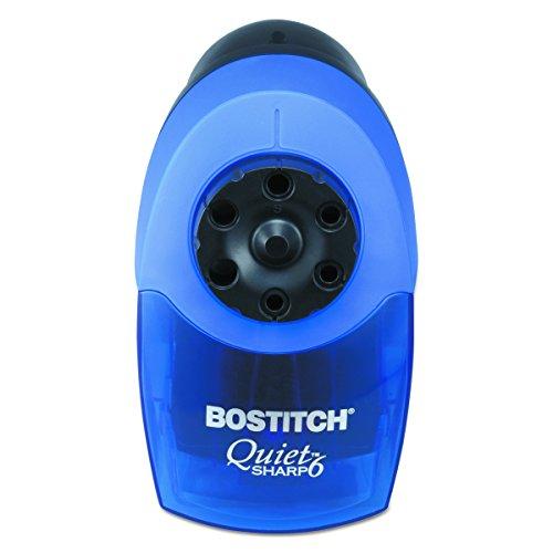 Bostitch Office Bostitch Office QuietSharp 6 Electric Pencil Sharpener, Heavy Duty Classroom Sharpener, Size Selector with 6 Different Sizes, Perfect for Classroom and Homeschool Use, Blue