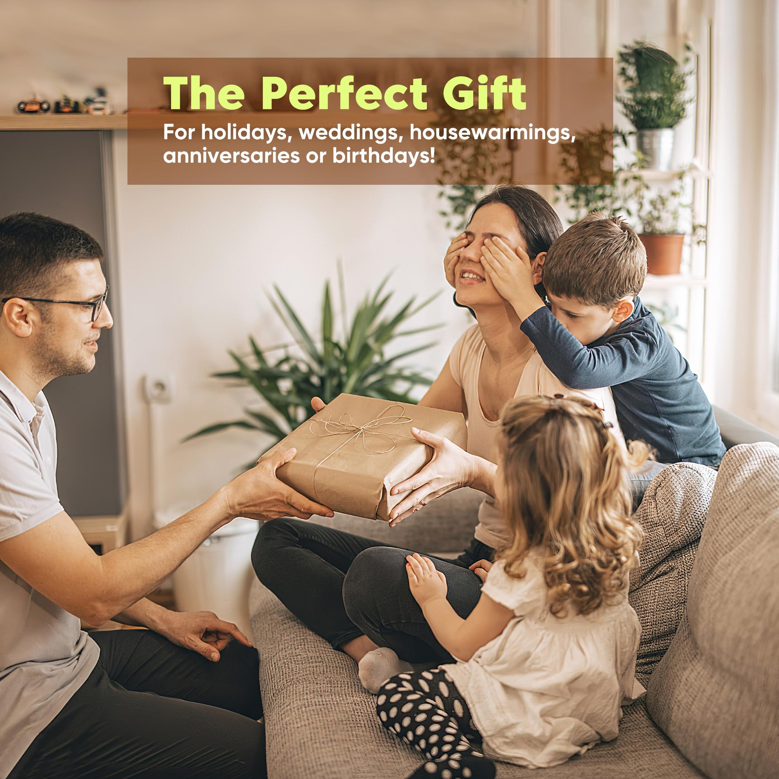 BESTCOOK Wood Fiber Cutting Board for Kitchen - Wood Fiber Composite Cutting Board with Juice Groove and Non-slip Feet, Dishwasher Safe, Knife-Friendly Chopping Board for Meat, Bread, Fruit, 14.6x10.8