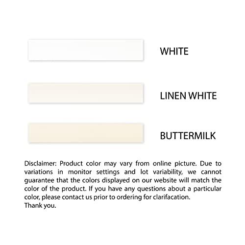 East West Furniture East West Furniture VADA7-LWH-23 7 Piece Dinette Set Contains an Oval Dining Table with Butterfly Leaf and 6 Polyester Upholstered Chairs, Linen White