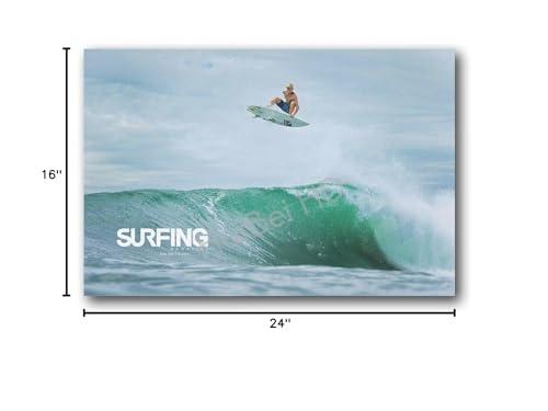 HUIBEI HUIBEI John John Florence Poster Surfing Posters (7) Posters Wall Art Painting Canvas Gift Living Room Prints Bedroom Decor Poster Artworks 16x24inch(40x60cm)