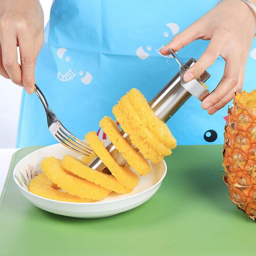 OXO OXO Good Grips Stainless Steel Pineapple Corer & Slicer,Silver/Black