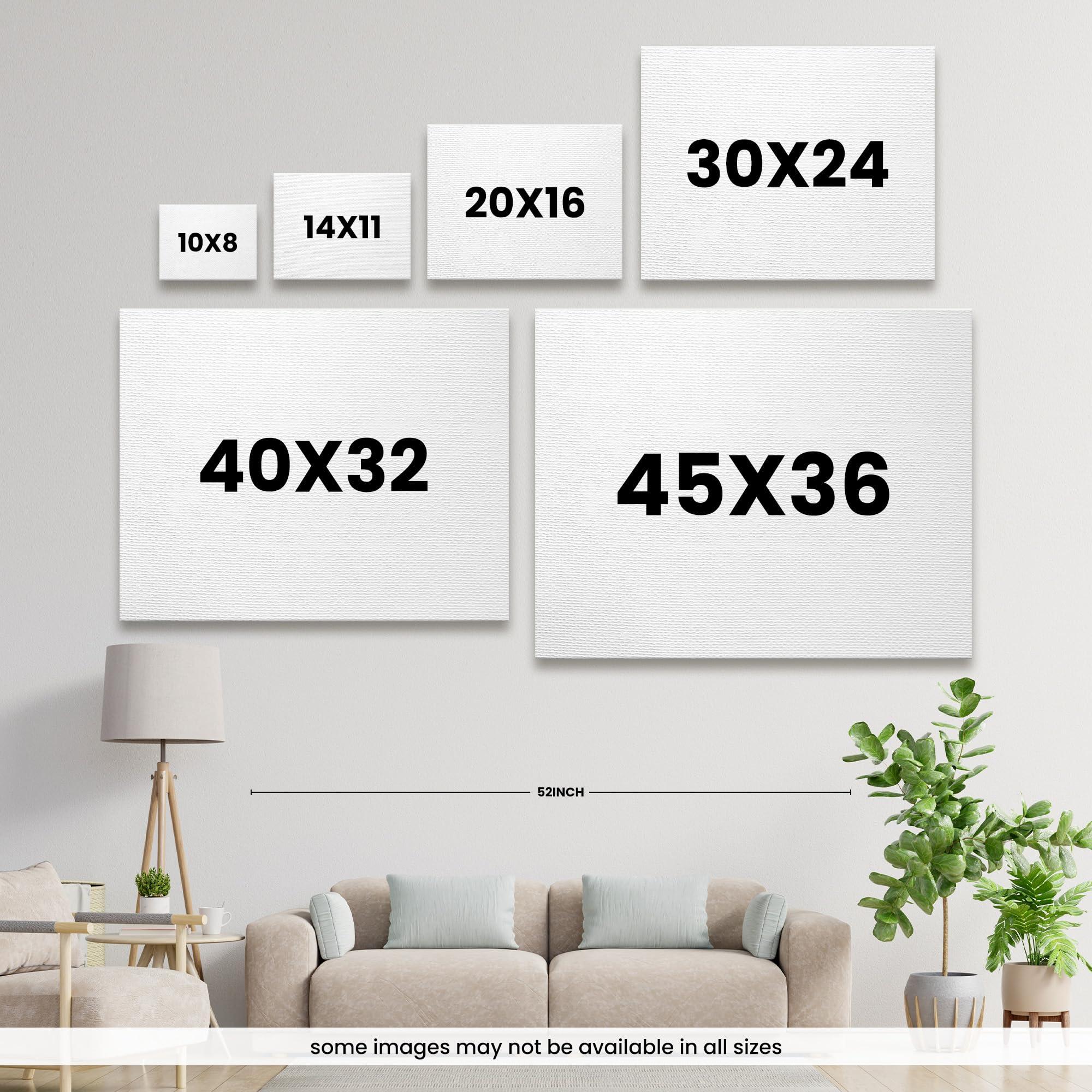 CANVAS ON DEMAND CANVAS ON DEMAND Modern Garden IV Canvas Wall Art Print by Nan Art, Modern, Contemporary, Home Decor, Floral Artwork, Flowers Artwork, Nature Artwork, 45\"x36\"