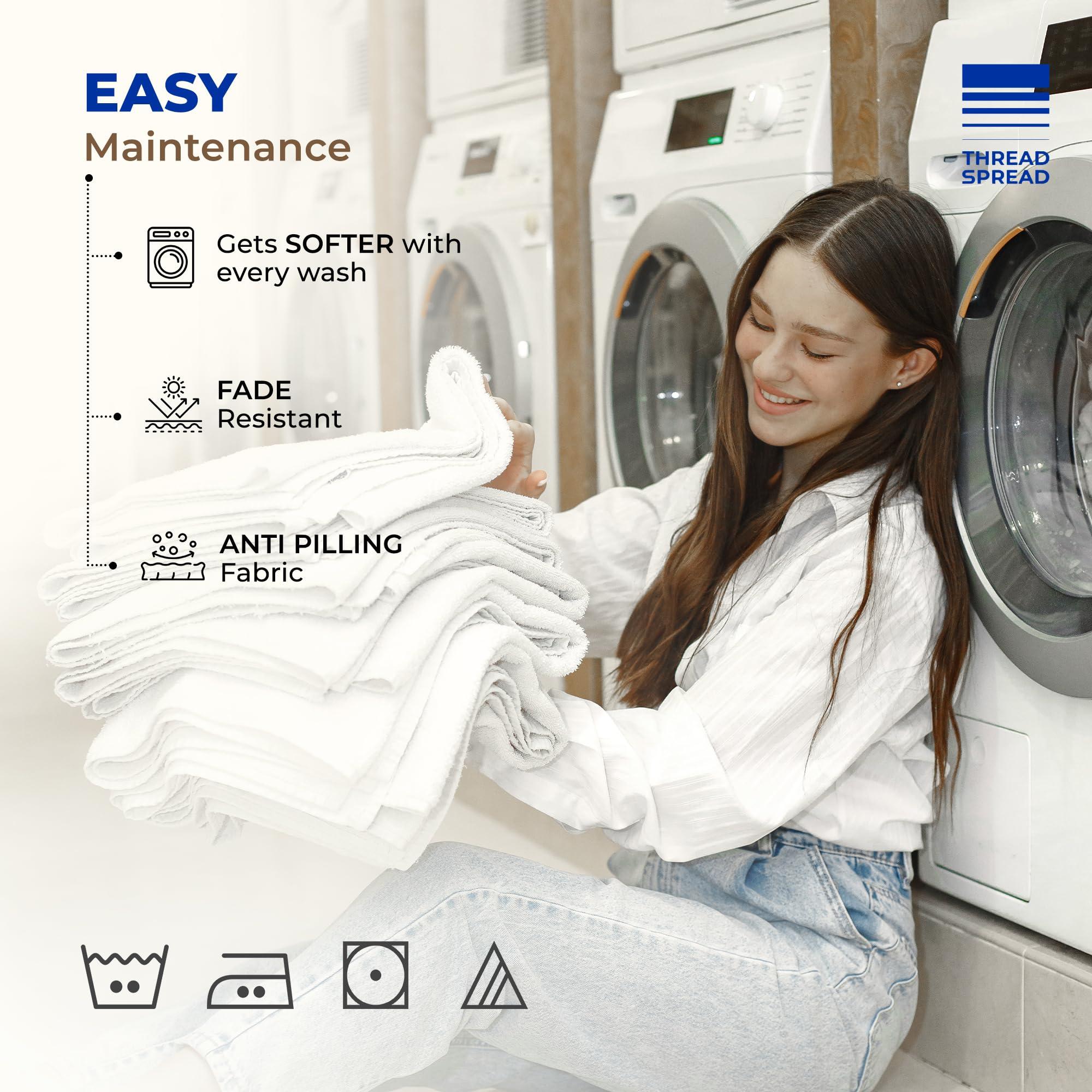 THREAD SPREAD THREAD SPREAD 100% Pure Egyptian Cotton Split King Sheets Sets for Adjustable Bed - 1000 Thread Count 5 PC Top Split King Sheet for Sleep Number Bed, Cooling Sheets, Fits Mattress Upto 18\" - Sea Foam