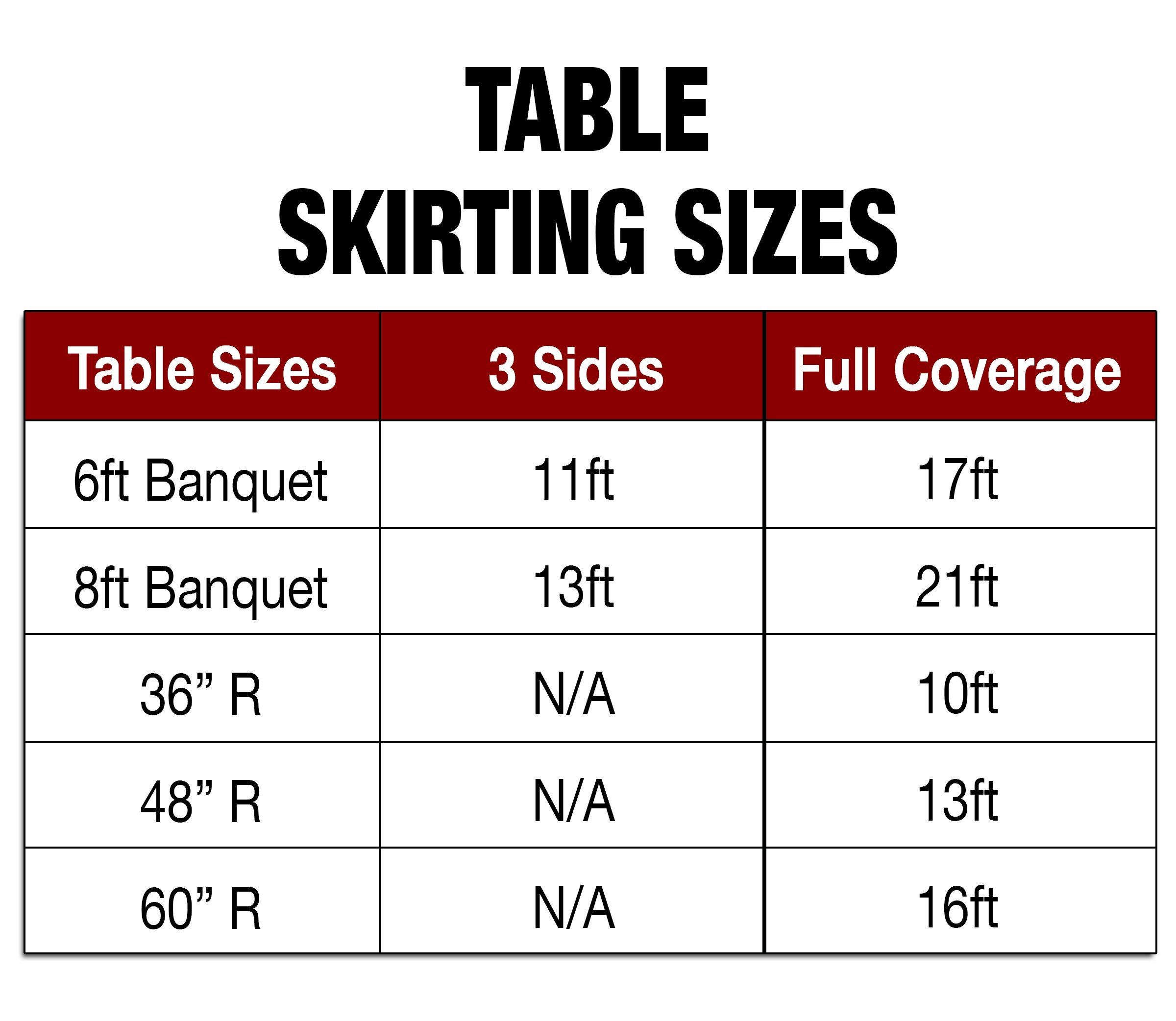 Ultimate Textile Ultimate Textile 17 ft. Shirred Pleat Polyester Table Skirt Magenta