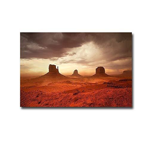 Artistic Home Gallery Artistic Home Gallery Monsoon Sandstorm by John Gavrilis Gallery Wrapped Canvas Giclee Art