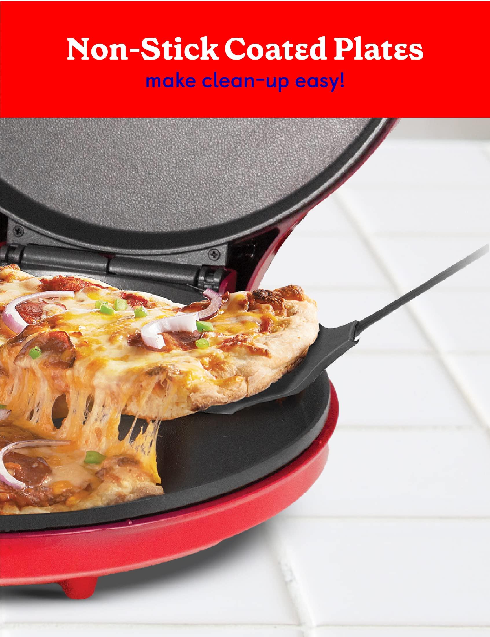 Betty Crocker Betty Crocker Countertop Pizza Maker, 1440-Watt Pizza Maker Machine for Home, BC-2958CR