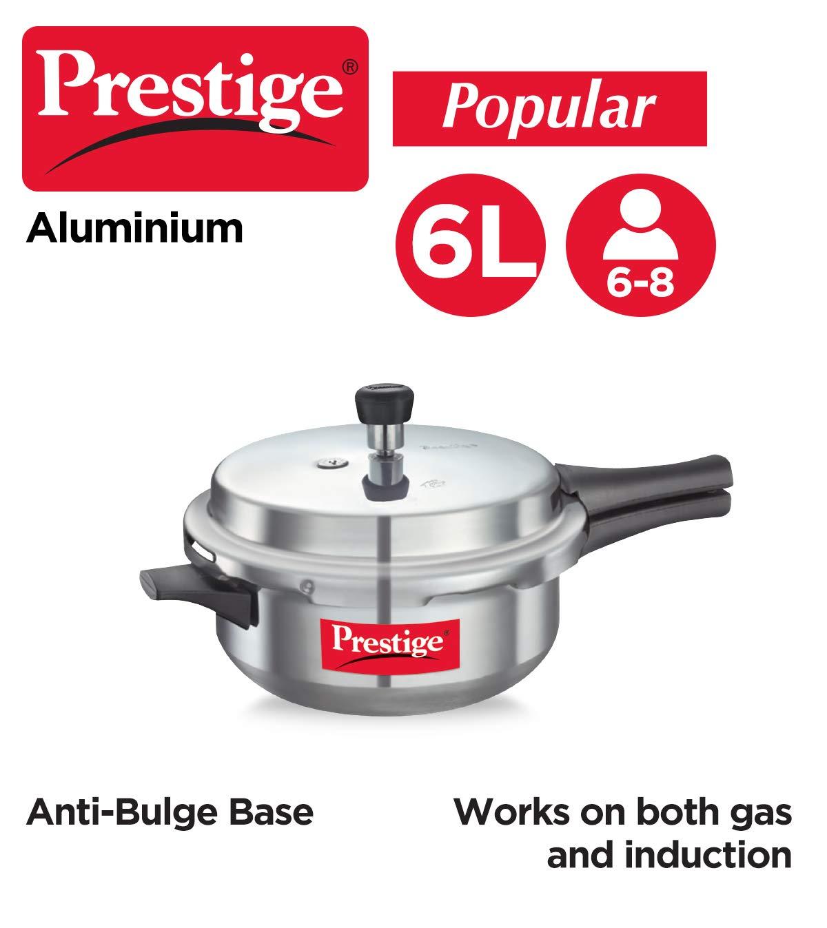 PRESTIGE Prestige PRPDP Pressure Cooker, 5-Litre, Silver