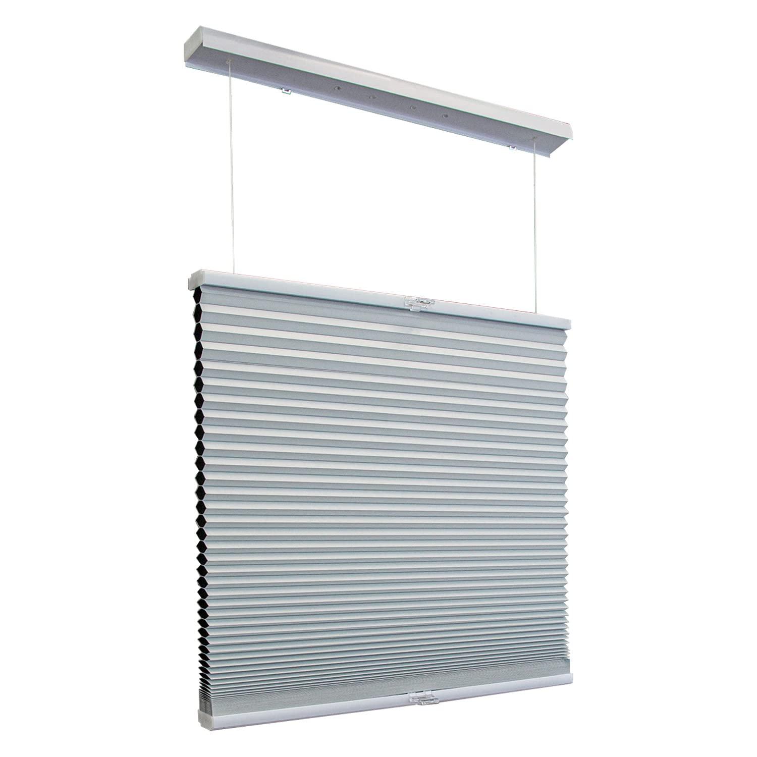 CHICOLOGY CHICOLOGY Cellular Shades, Top Down Bottom Up Shades, Custom Blinds for Windows, Window Shades for Home, Blackout Shades, Window Coverings, Cellular Blinds,Snowfall (Blackout), 20.75" W x 48" H