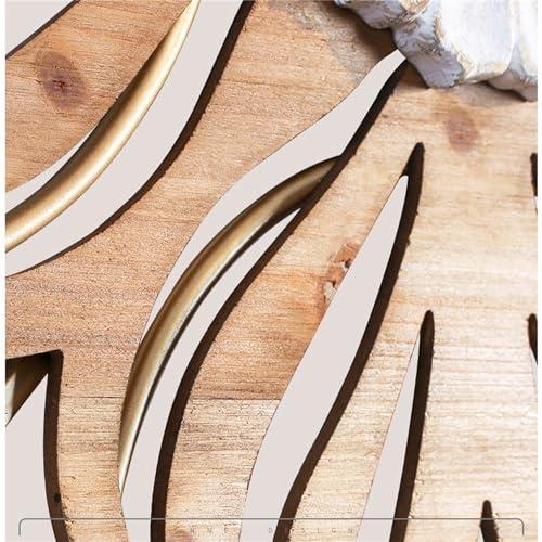 MENALGNDI MENALGNDI Flowers Wall Decor Wall Art, Farmhouse Wall Decor Rustic Wood Round Wall Art Hanging Decoration for Home Bedroom Living Room Decor