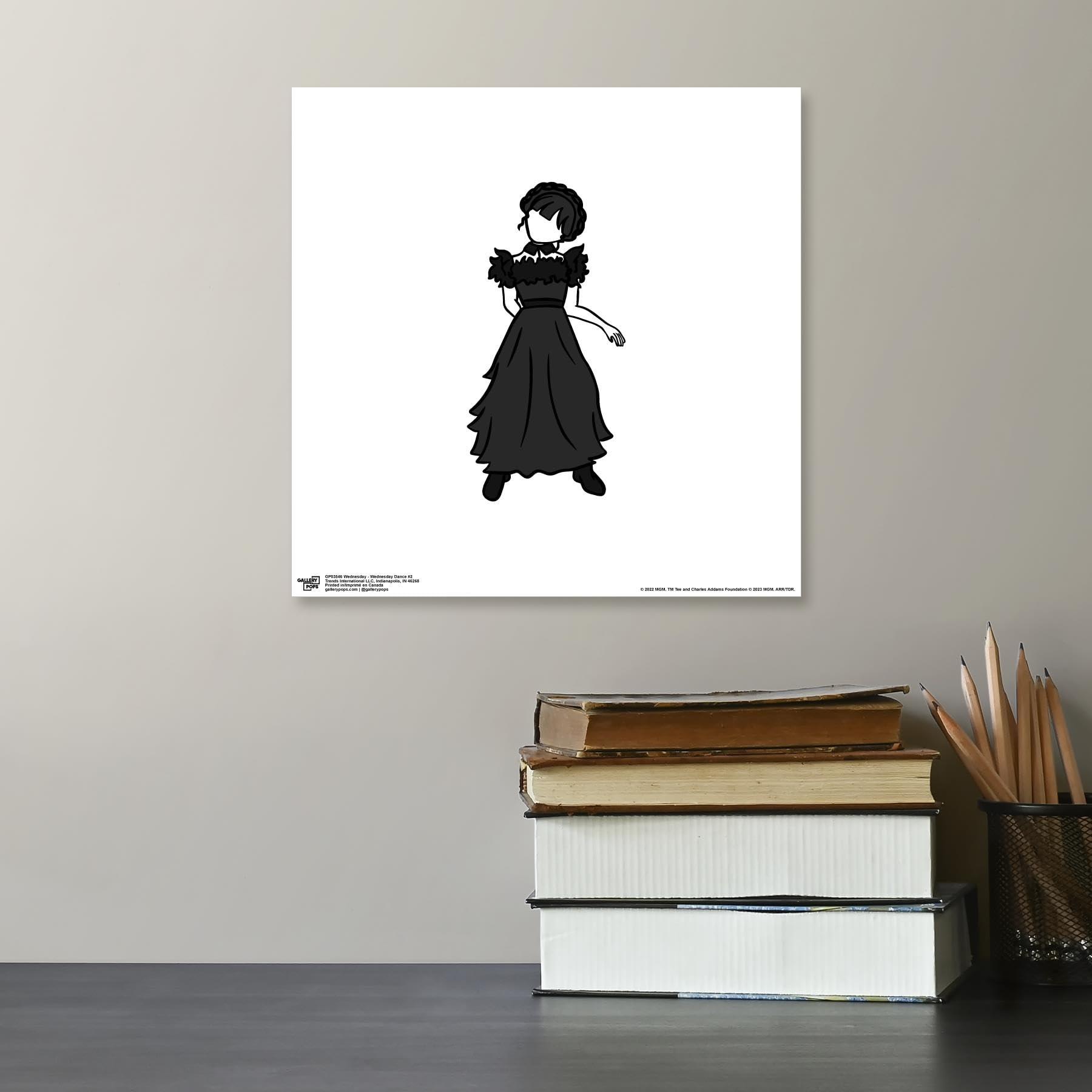 Trends International Trends International Gallery Pops Wednesday - Wednesday Dance #2 Wall Art Wall Poster, 12.00\" x 12.00\", Unframed Version