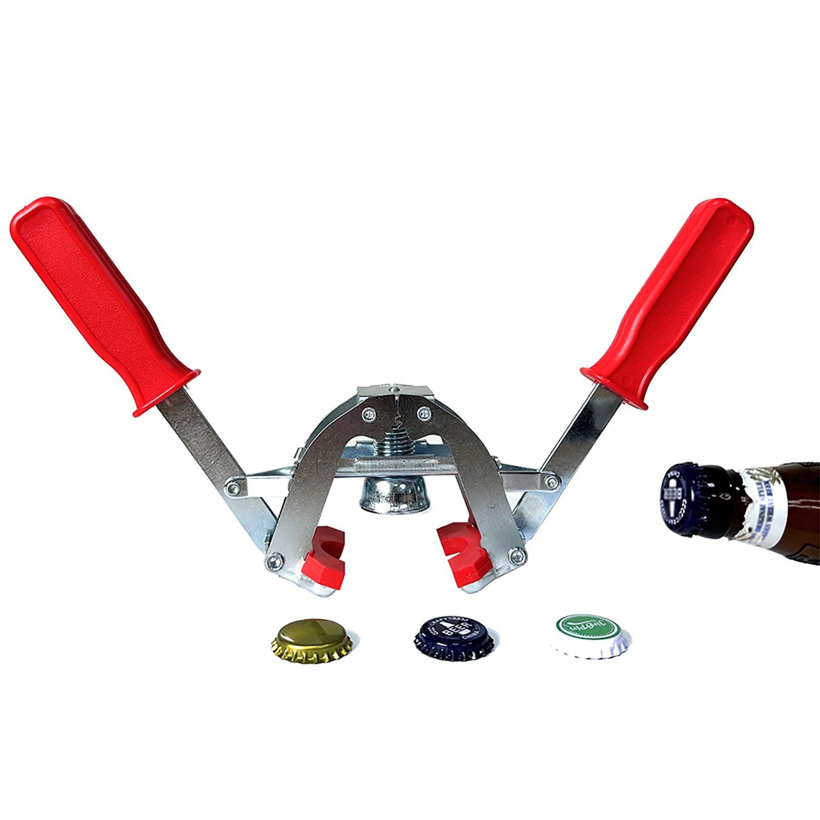 TsoLay Beer Cap Sealing Machine, Crown Capper, Hand Bottle Capper, Double Lever Hand Capper, Not Easy to Break and Damage Bottle Body, Easy Pressing, Perfect for Capping and Sealing Home Brewing Bottle