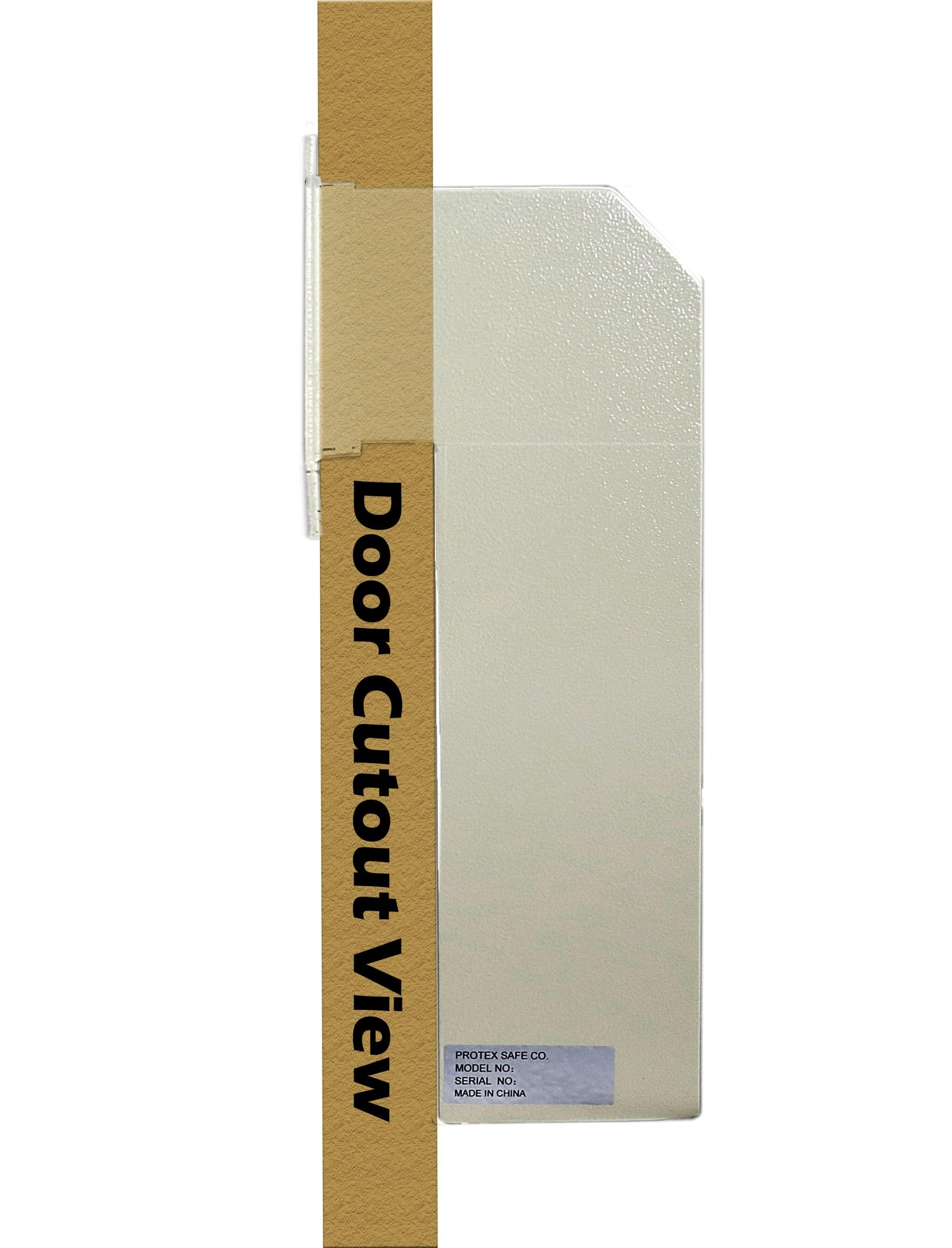 Protex Safe Co. Protex WSS-159E II Through The Door Drop Box with Electronic Lock, Beige