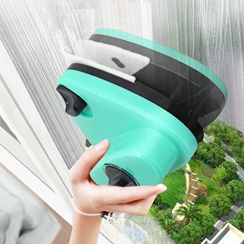 JTKDL JTKDL Magnetic Window Cleaner Double Side Glass Wiper for High-Rise Double Glazed Window with Thickness 0.6\"-1.6\" (15-40mm) 6-Files Adjustable Magnetic Window Cleaning Tool