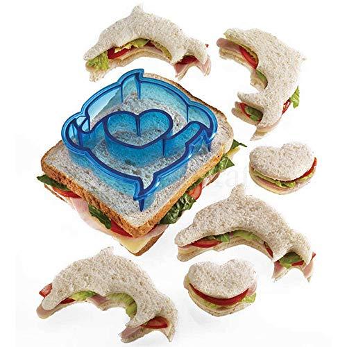 Kitchen Craft Kitchen Craft Let's Make Dolphin Heart Shaped Sandwich Cutter
