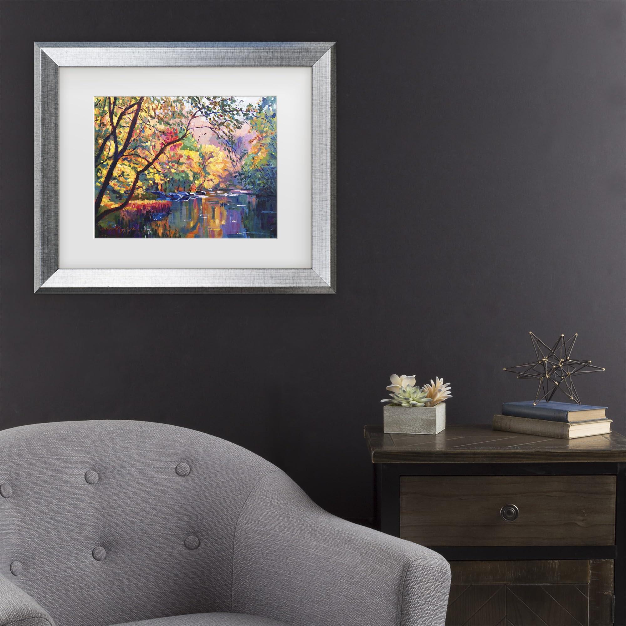 Trademark Fine Art David Lloyd Glover \'Color Reflections\' Matted Framed Art