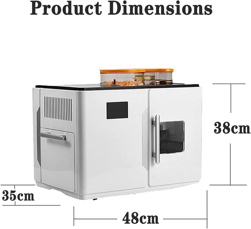 GYDUHYE GYDUHYE Fully Automatic Roti Maker, Electric Chapati Tortilla Pancake Making Machine, Intelligent Touch Screen, One Key to Make 20 Pcs/One Time for Chapati, Flour Tortilla, Dosa, Tawa