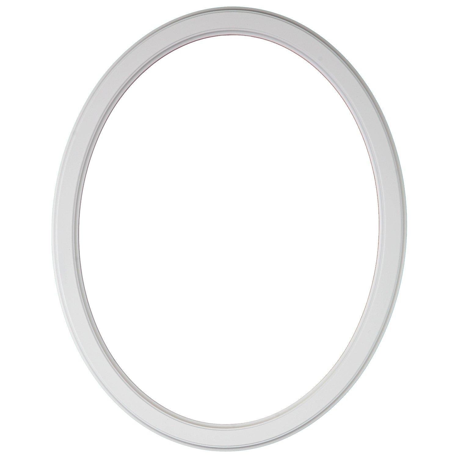 ArtToFrames ArtToFrames 9x12 Inch 810 Oval Frame Linen White Comes with Oval Flat Glass, Oval Frame Back and Wall Hanging Hardware (810A0912LW)