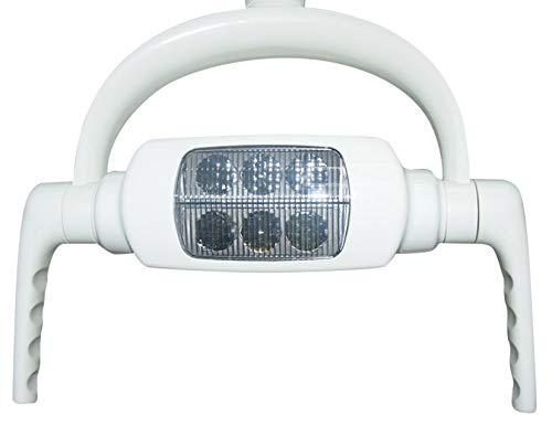 NSKI 20W Dental Oral Light Lamp Lens with 6PCS LED Light Surgical Shadowless Exam Lamp