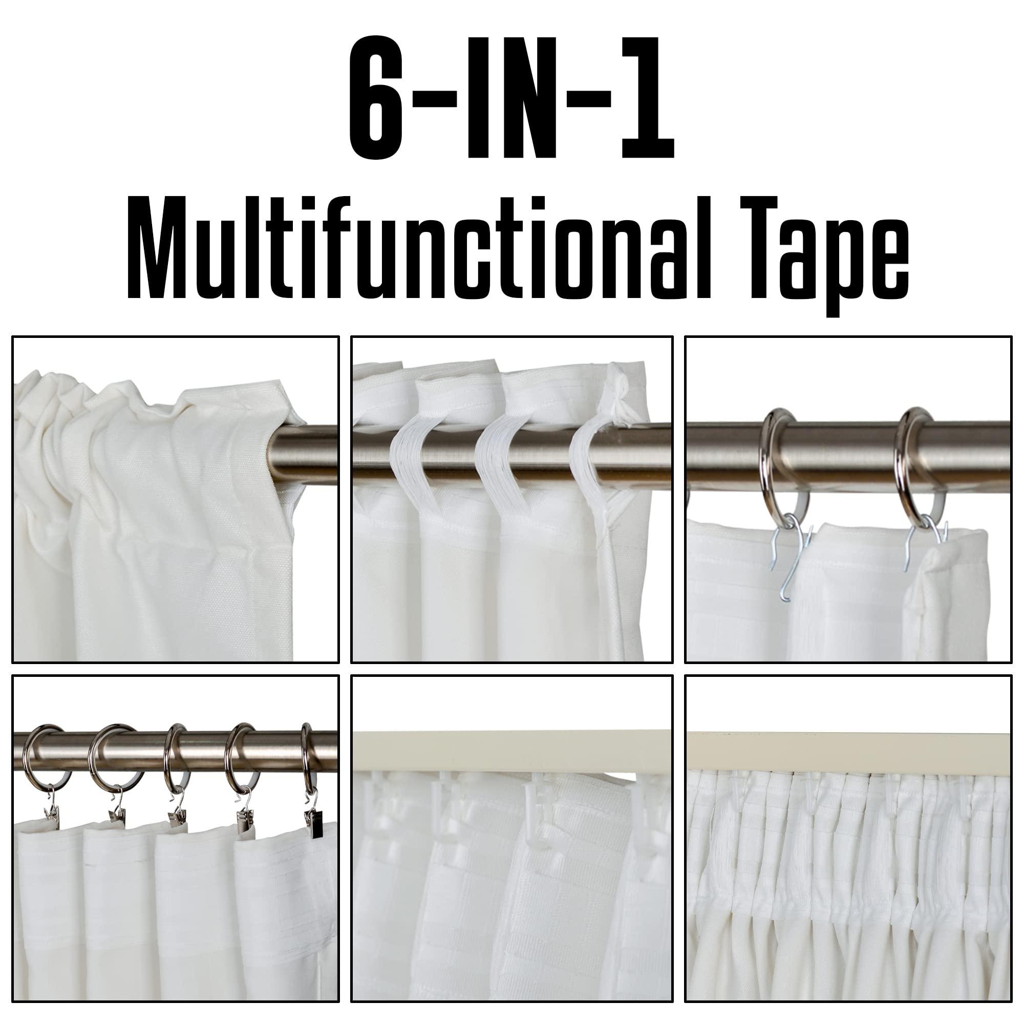 CASANEMA CASANEMA Home Decor Curtains Extra Long Luxury Colors Linen Look Made in Turkey Hanging Back Tab (1 Panel) Home Decor - Cream (52" W x 156" L)