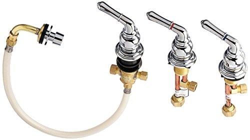 Kingston Brass Kingston Brass KB321 Magellan Triple Handle Bidet Faucet with Magellan Lever Handles, Polished Chrome